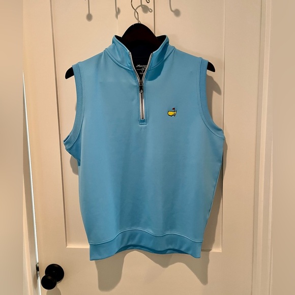 Masters Tech 1/4 Zip Vest, Light Blue- Men’s Small NWOT - Picture 1 of 4